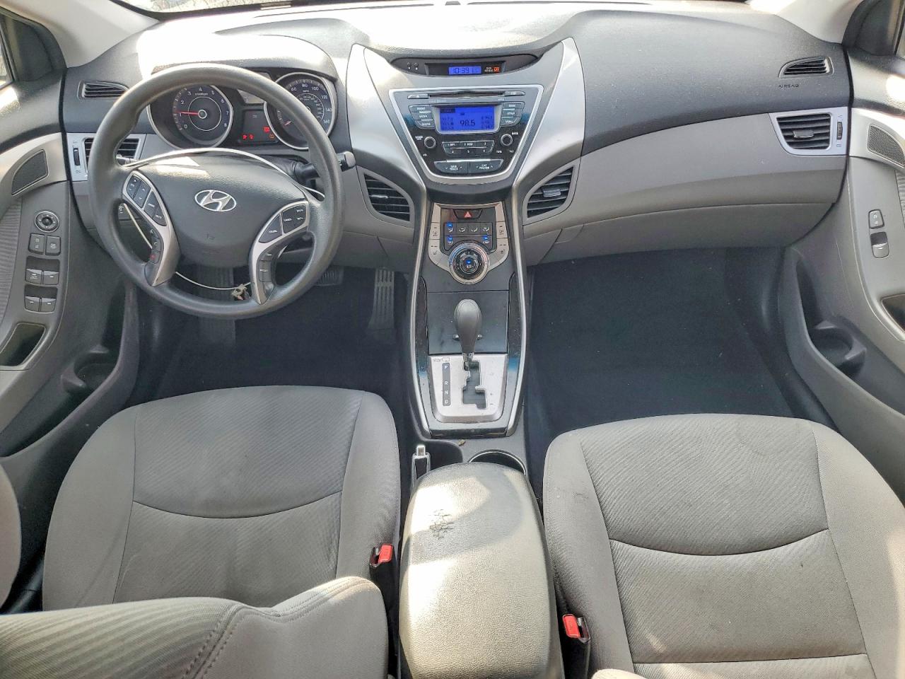 2013 Hyundai Elantra Gls Black vin: KMHDH4AE2DU873075