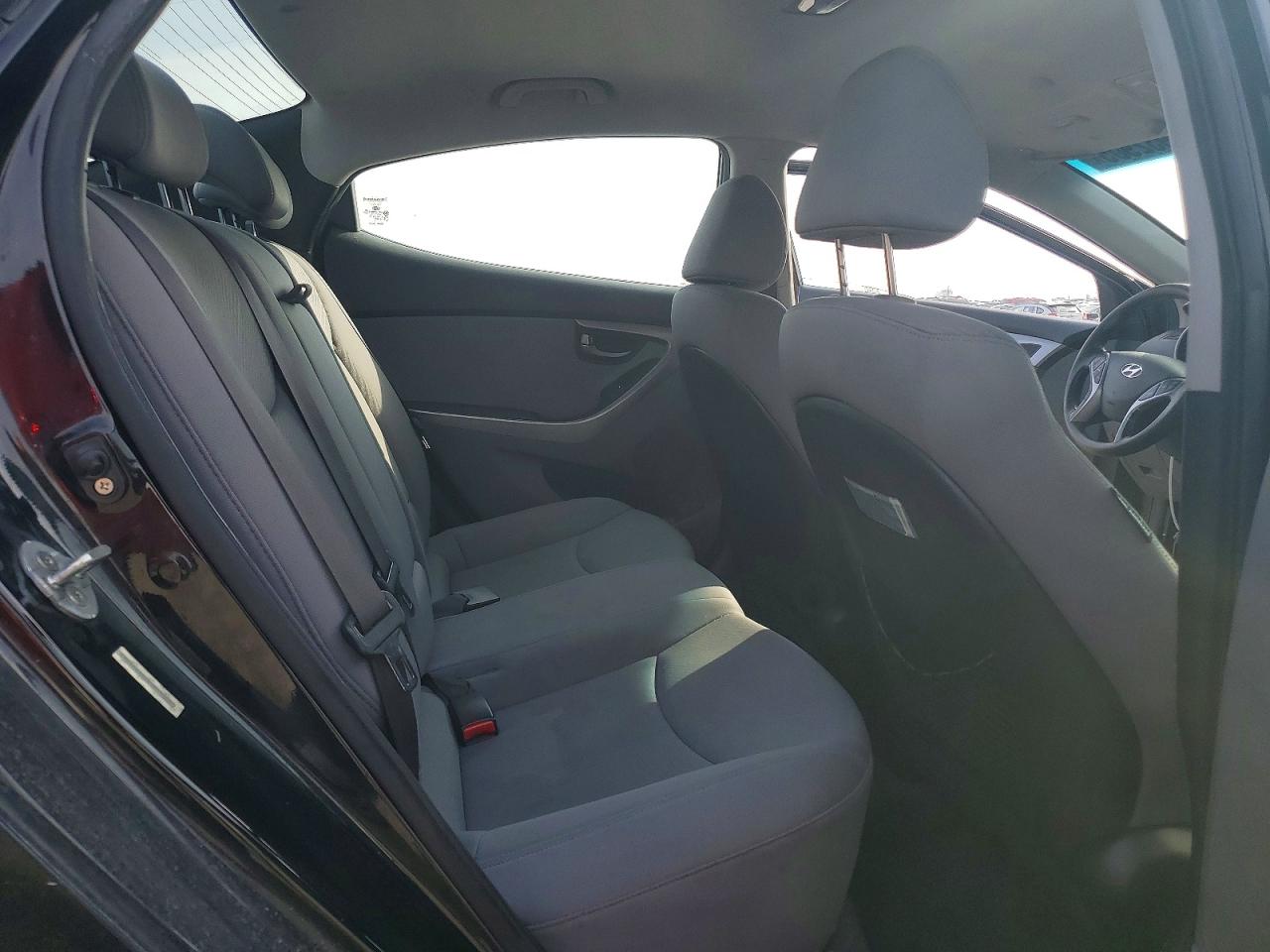 2013 Hyundai Elantra Gls Black vin: KMHDH4AE2DU873075