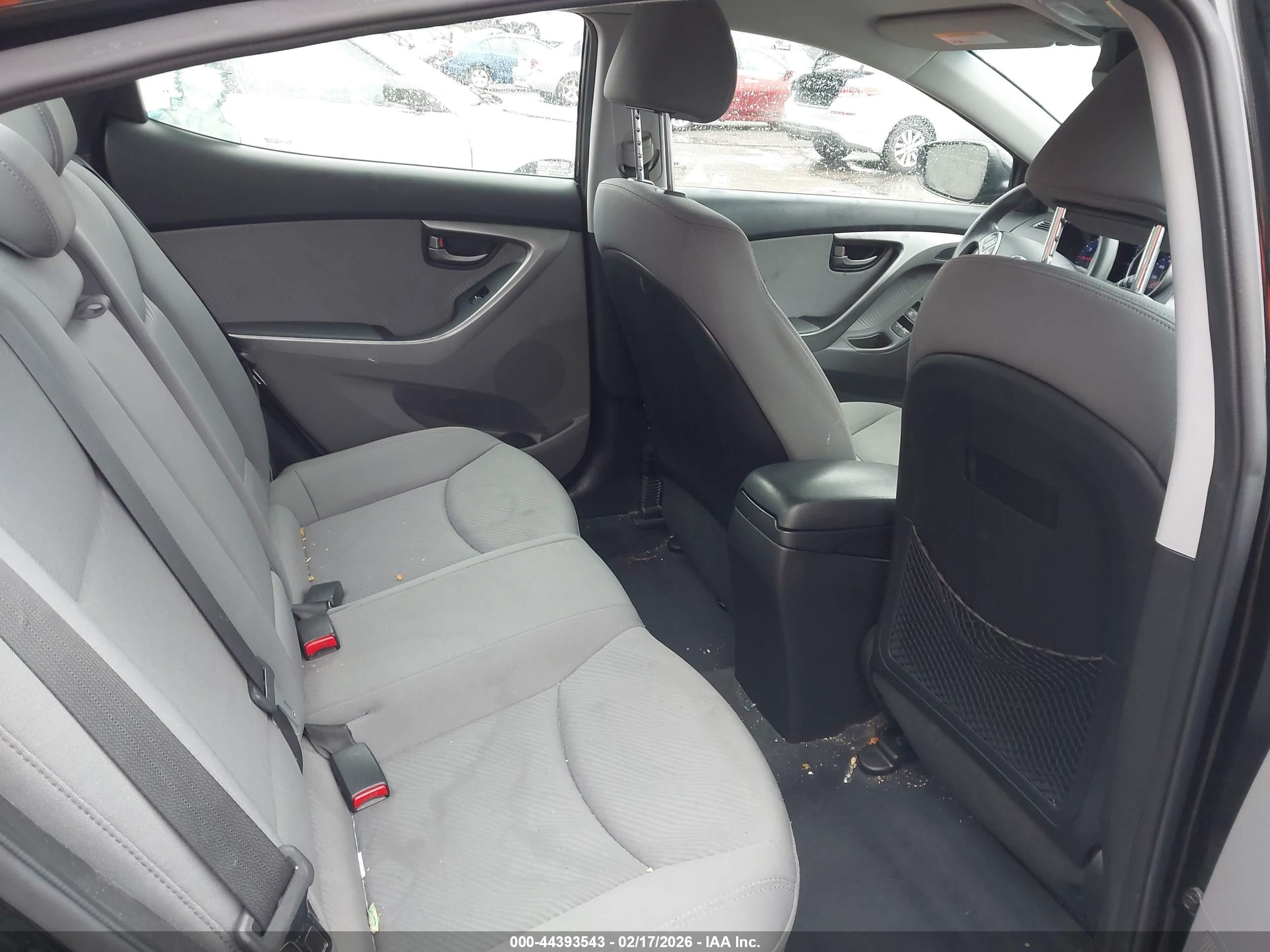 2013 Hyundai Elantra Gls Black vin: KMHDH4AE2DU901277