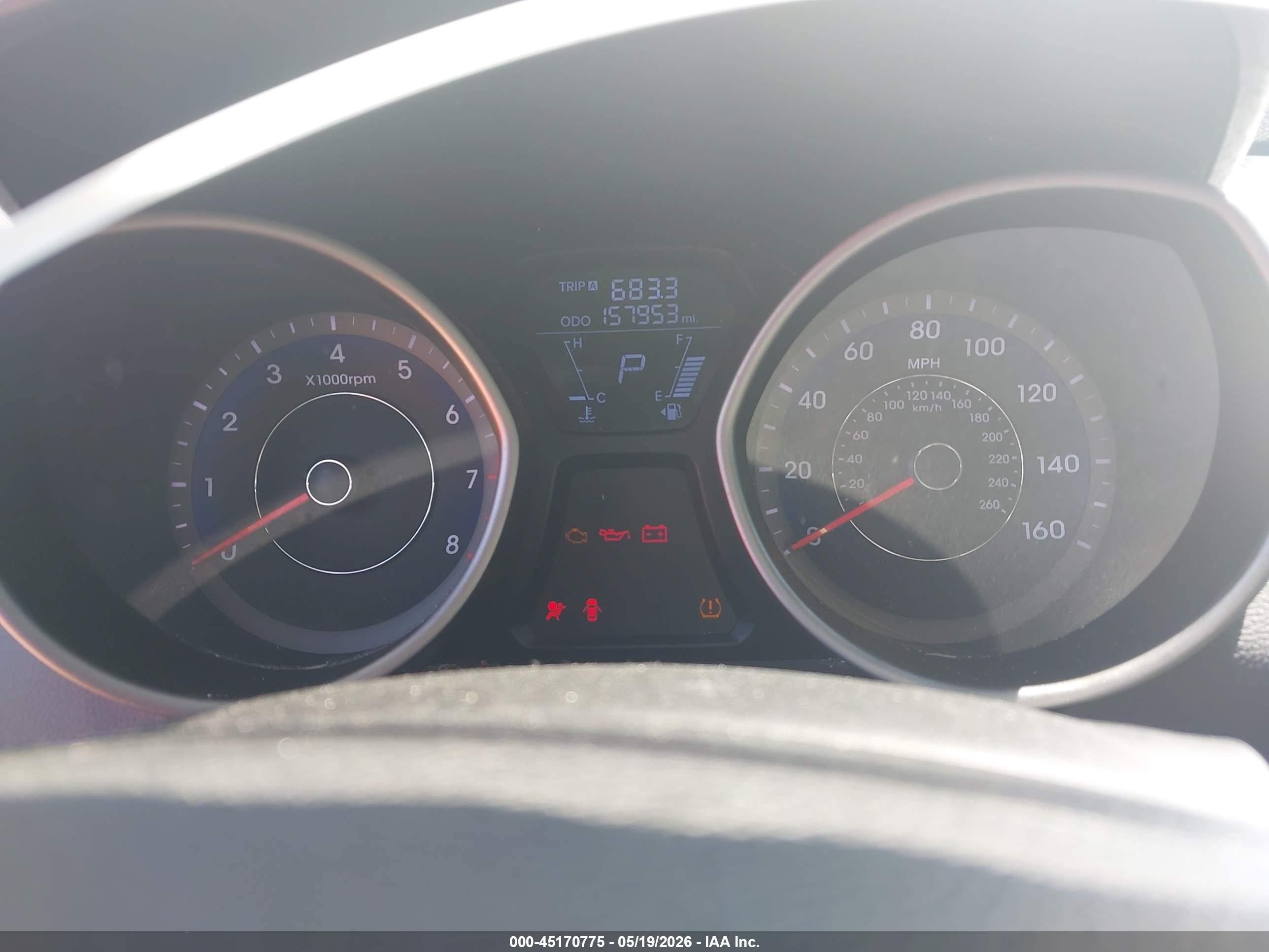 2013 Hyundai Elantra Gls Gray vin: KMHDH4AE2DU909007