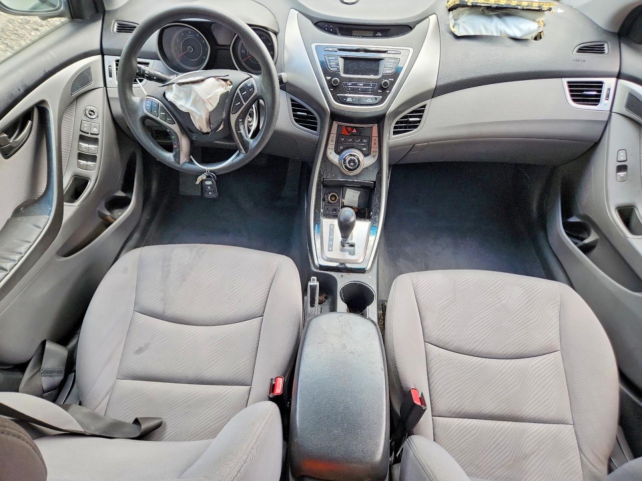 2013 Hyundai Elantra Серый vin: KMHDH4AE2DU909430