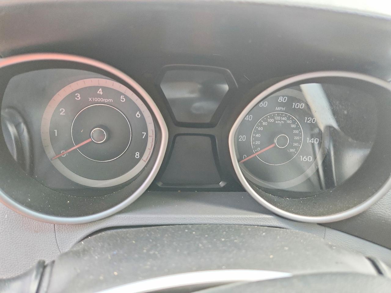 2013 Hyundai Elantra Серый vin: KMHDH4AE2DU909430