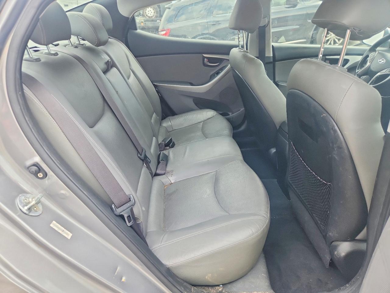2013 Hyundai Elantra Limited Gray vin: KMHDH4AE2DU922601