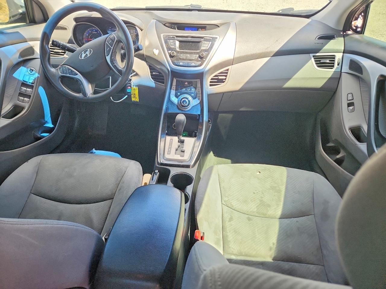 2013 Hyundai Elantra Gls Gray vin: KMHDH4AE2DU927345