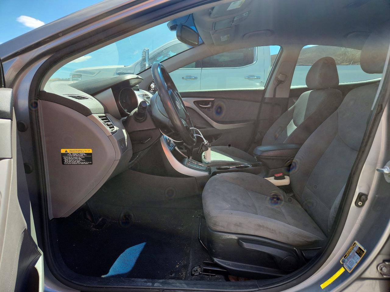 2013 Hyundai Elantra Gls Gray vin: KMHDH4AE2DU927345