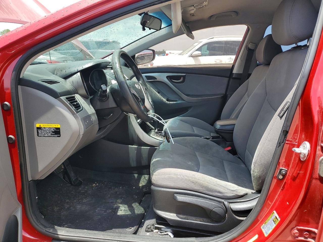 2013 Hyundai Elantra Gls Red vin: KMHDH4AE2DU934568