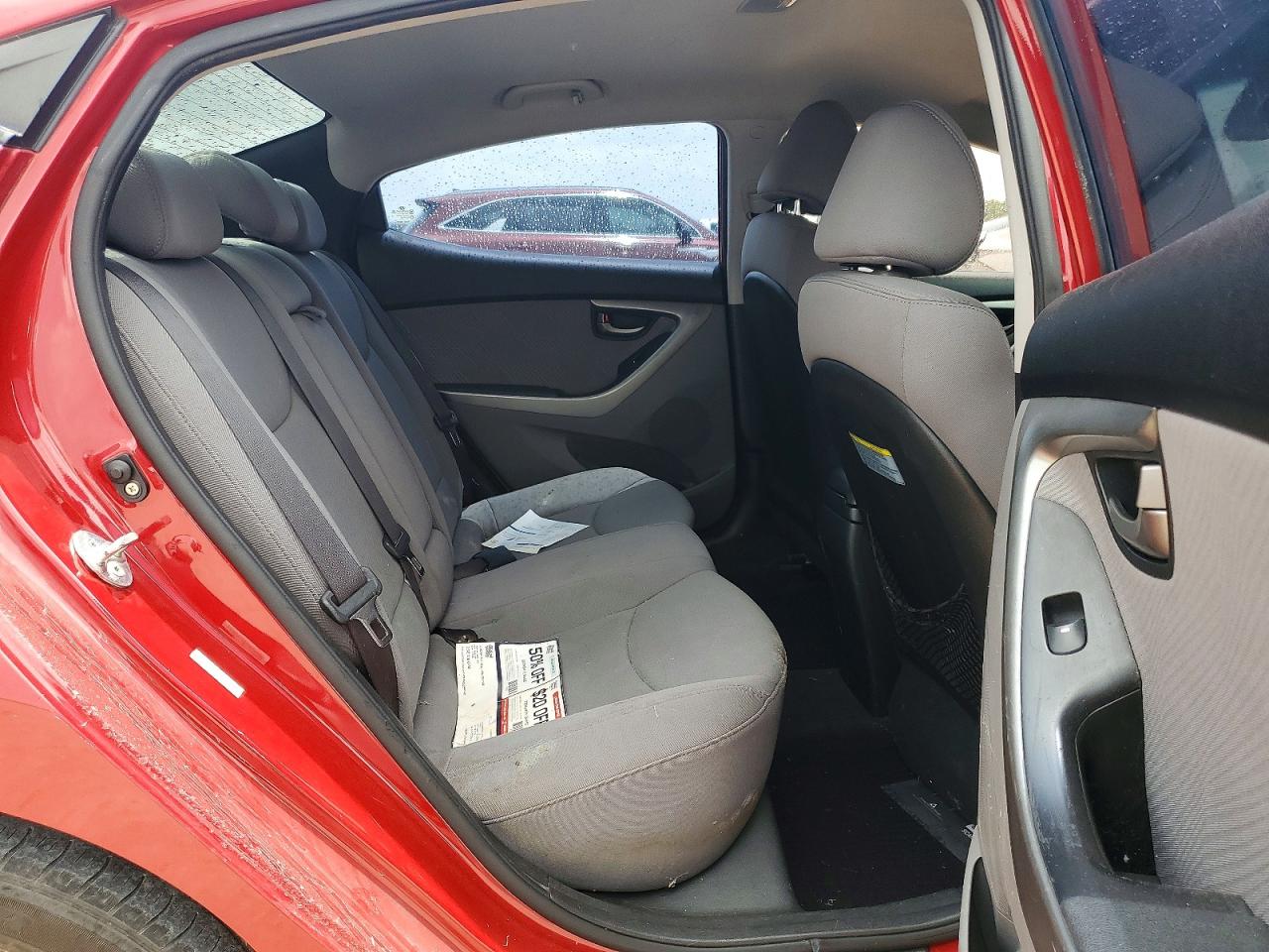 2013 Hyundai Elantra Gls Red vin: KMHDH4AE2DU934568