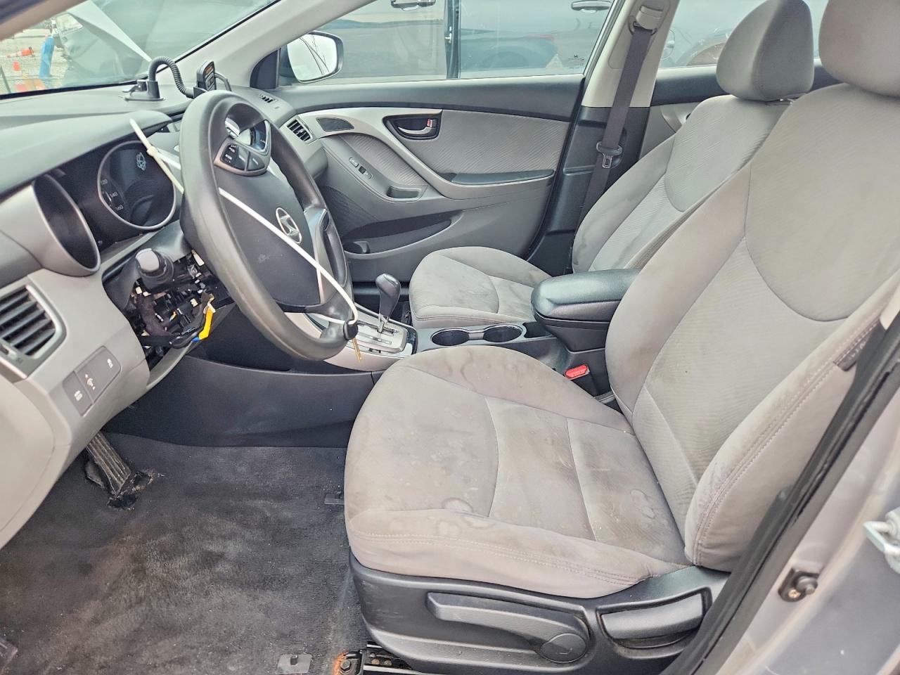 2013 Hyundai Elantra Gls Gray vin: KMHDH4AE2DU935719