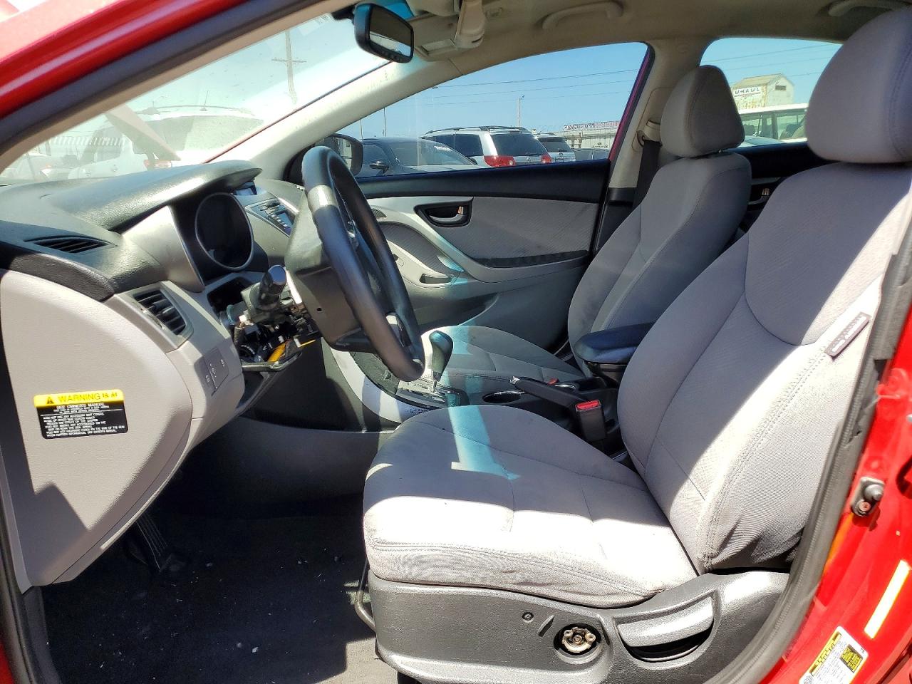 2013 Hyundai Elantra Gl Red vin: KMHDH4AE2DU947692