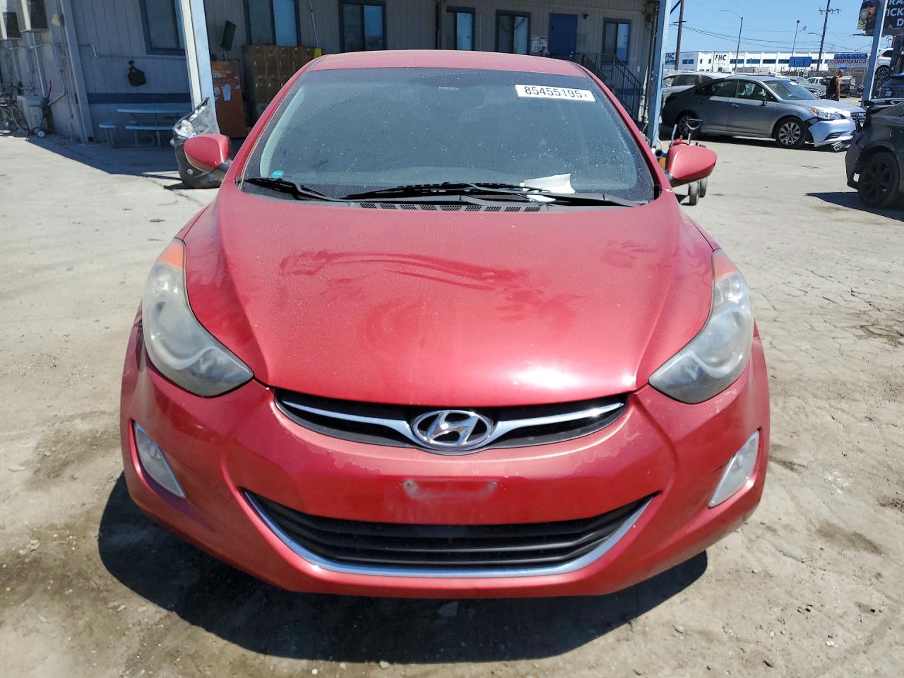 2013 Hyundai Elantra Gl Red vin: KMHDH4AE2DU947692