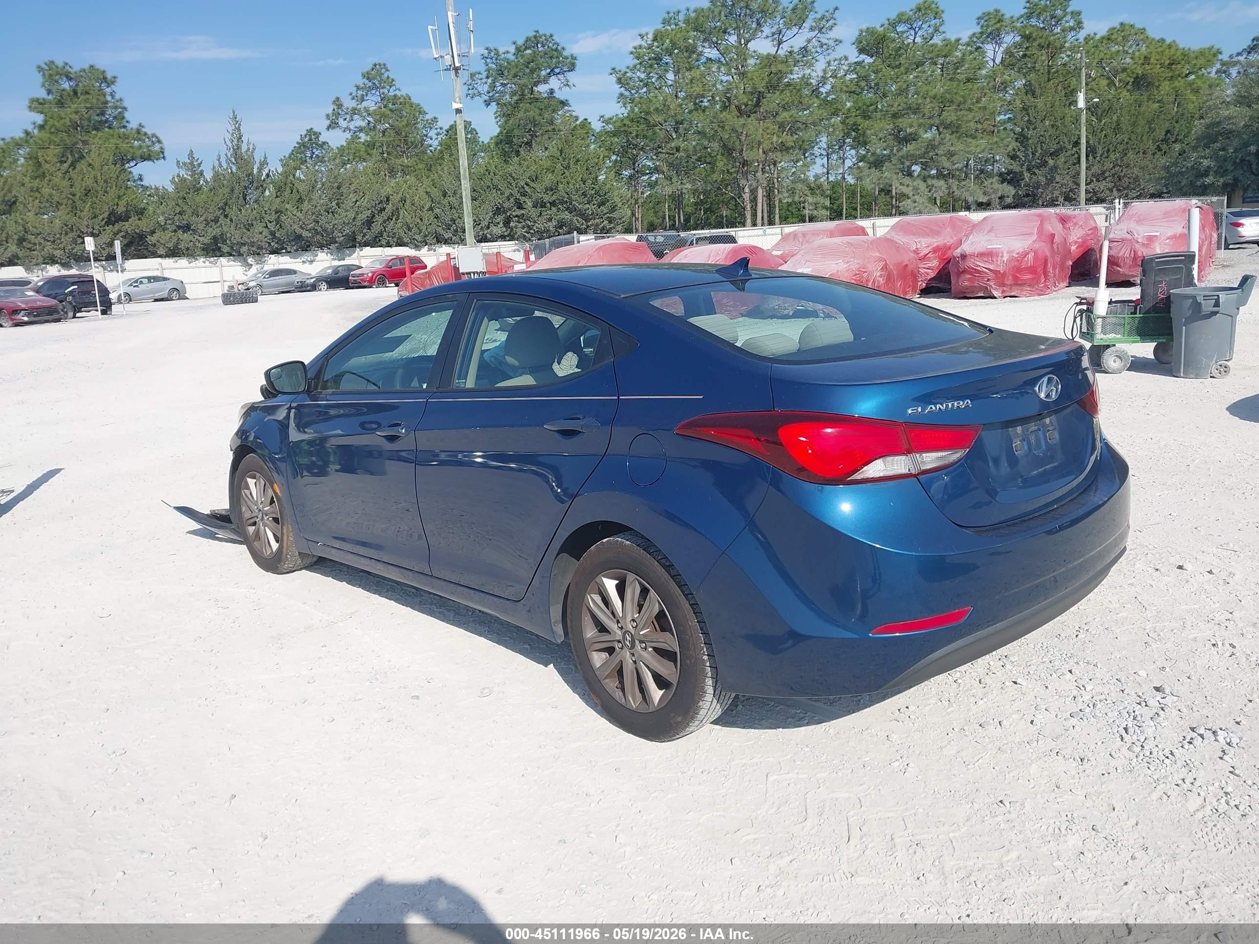 2014 Hyundai Elantra Se Черный vin: KMHDH4AE2EU029989