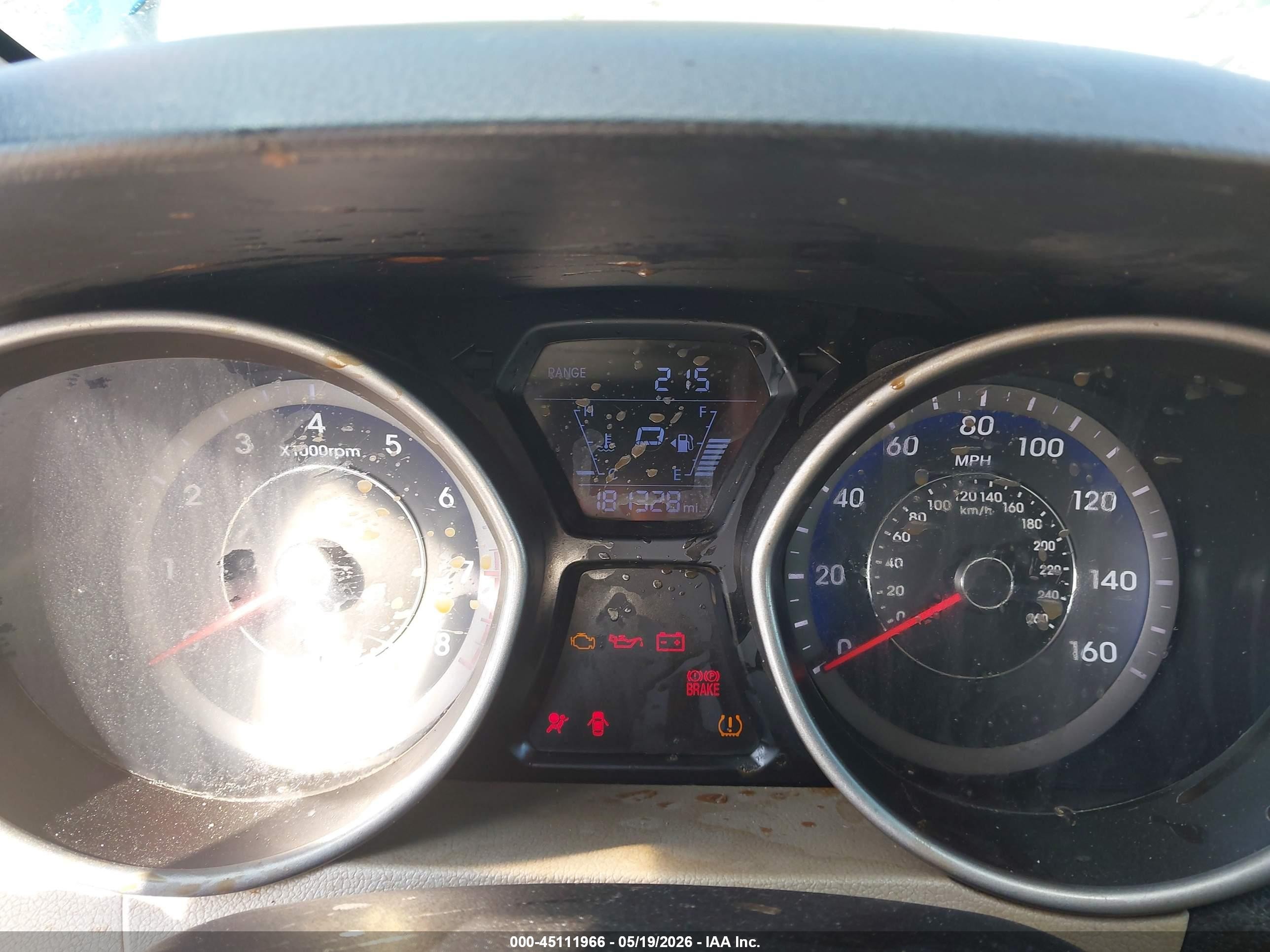 2014 Hyundai Elantra Se Черный vin: KMHDH4AE2EU029989
