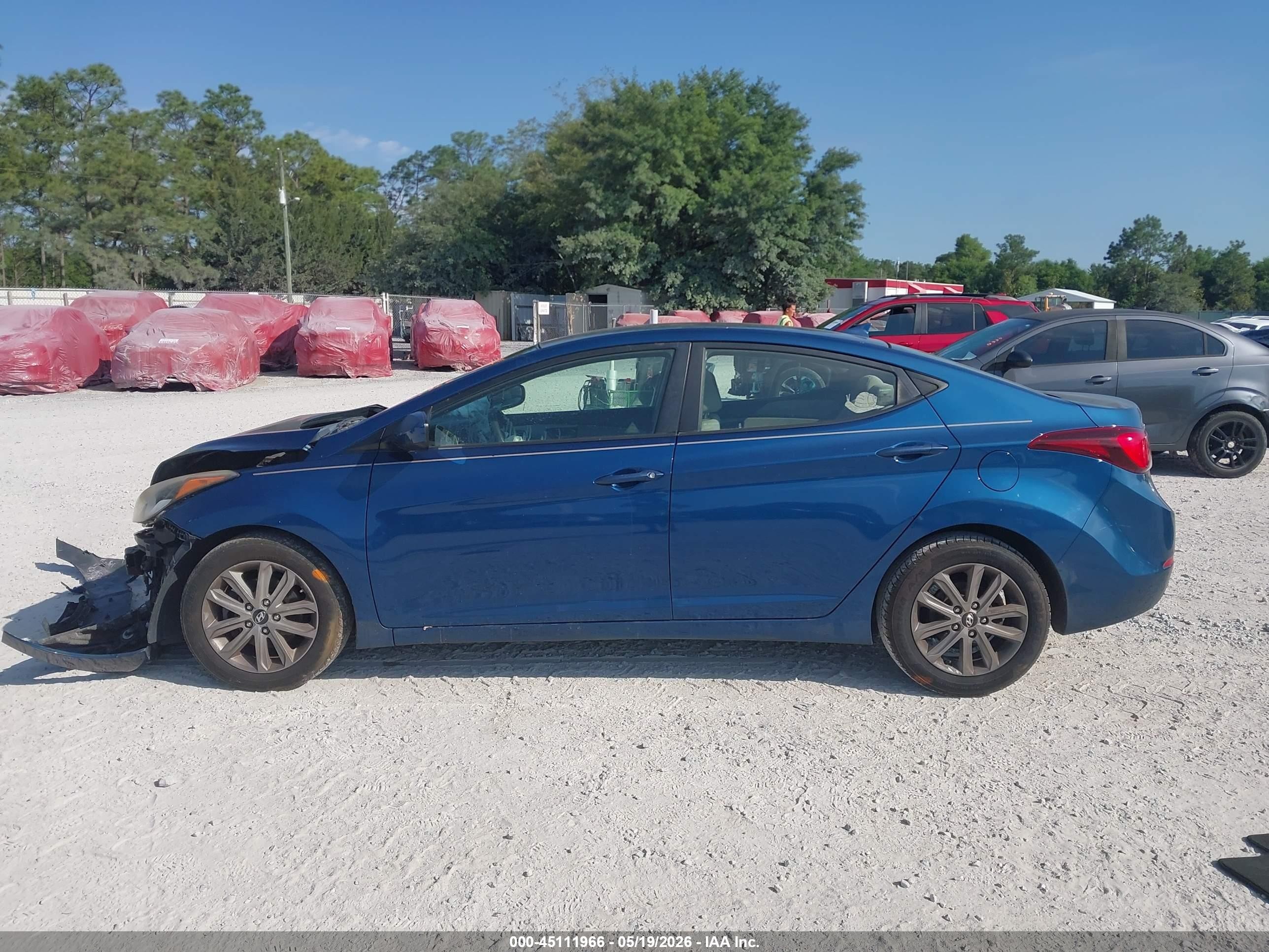 2014 Hyundai Elantra Se Черный vin: KMHDH4AE2EU029989