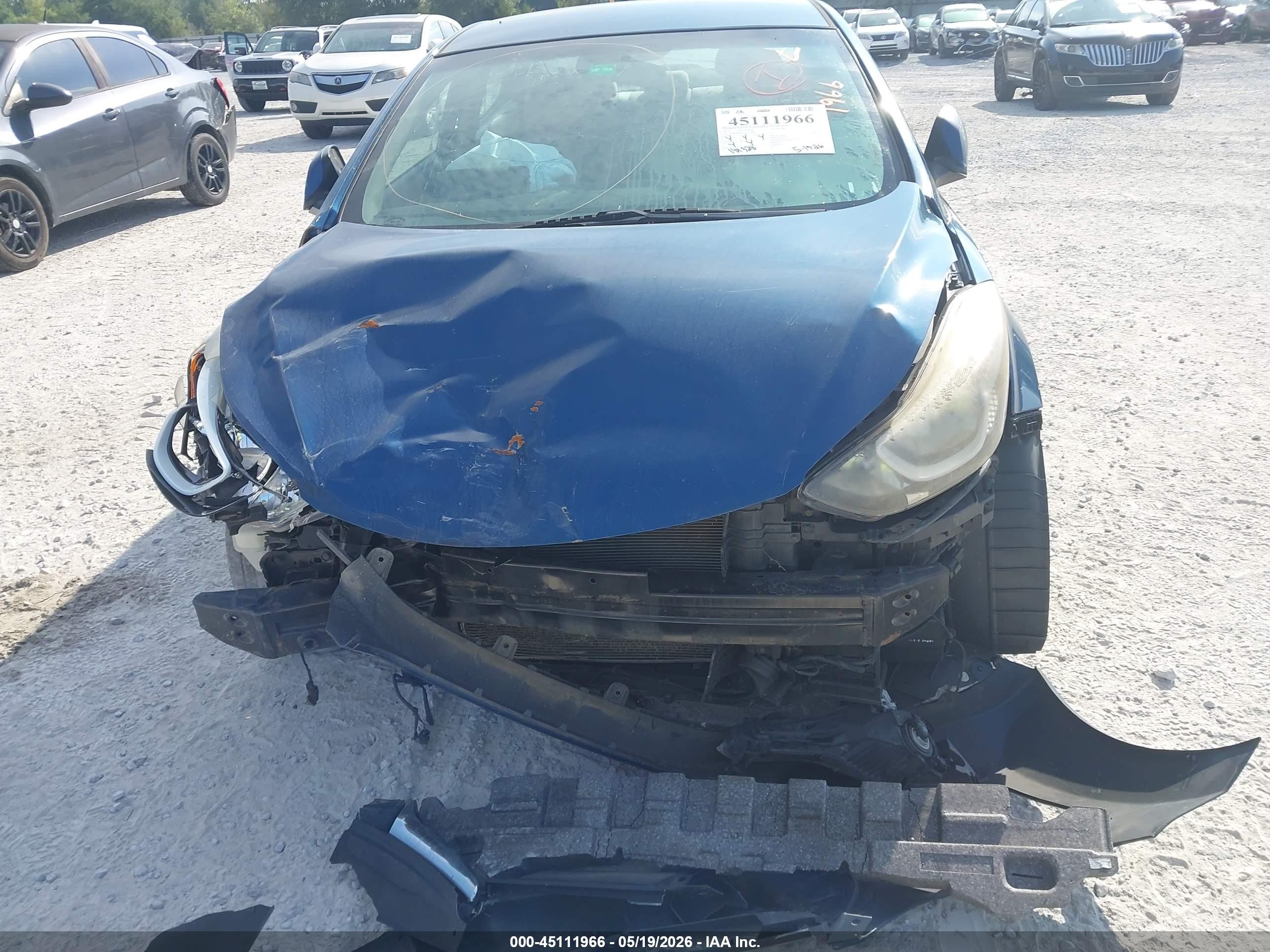 2014 Hyundai Elantra Se Черный vin: KMHDH4AE2EU029989