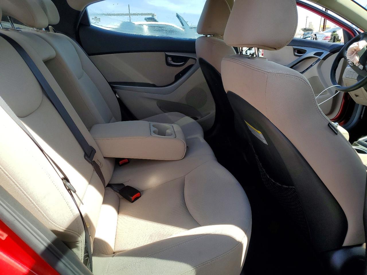 2014 Hyundai Elantra Se Red vin: KMHDH4AE2EU048090