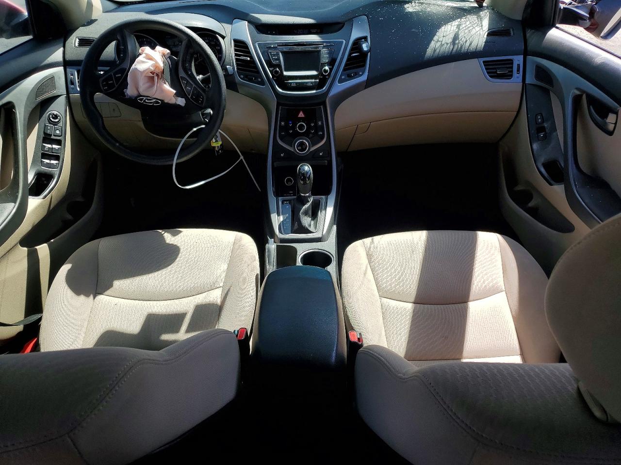 2014 Hyundai Elantra Se Red vin: KMHDH4AE2EU048090