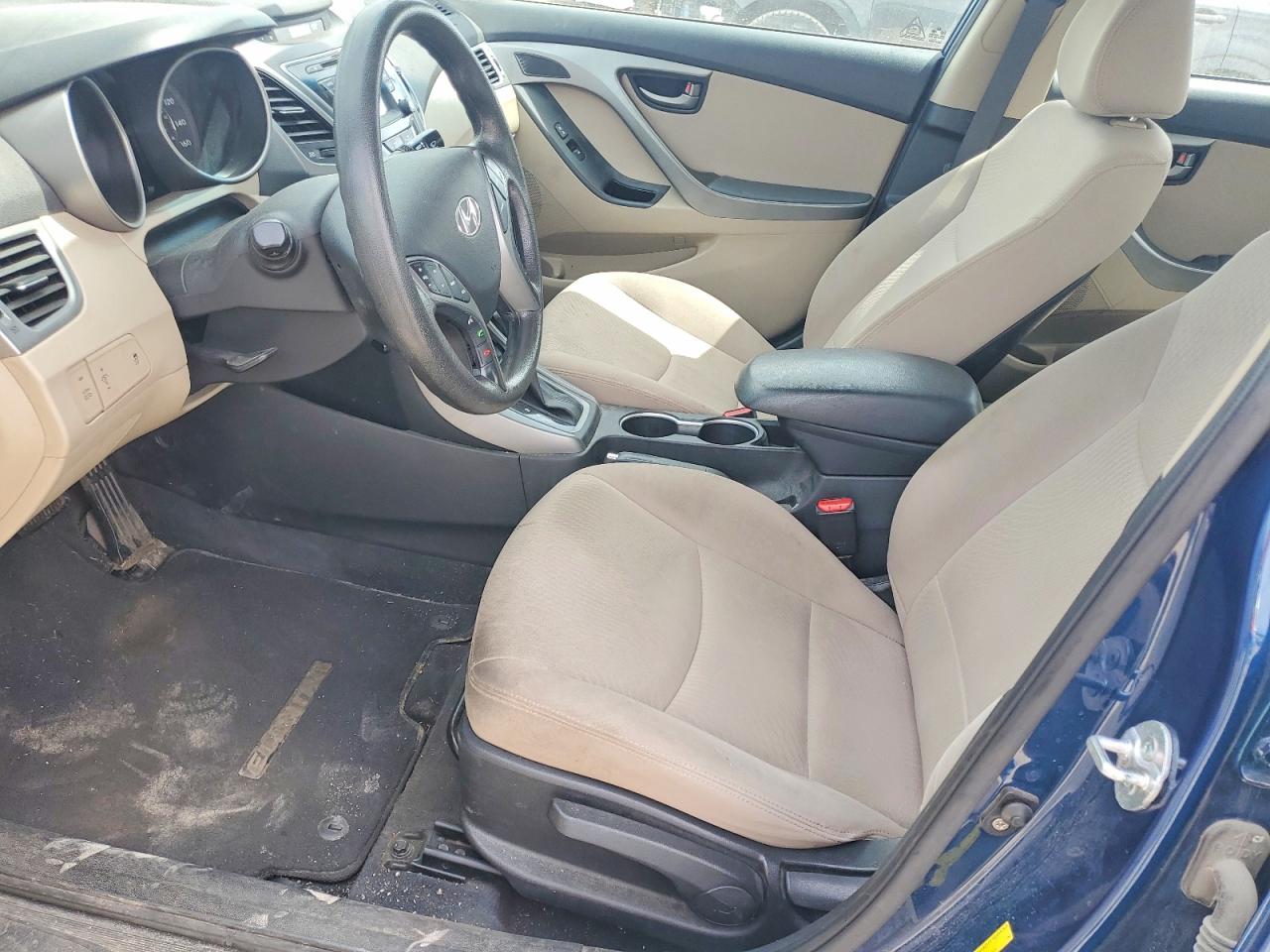 2014 Hyundai Elantra Se Синий vin: KMHDH4AE2EU055198