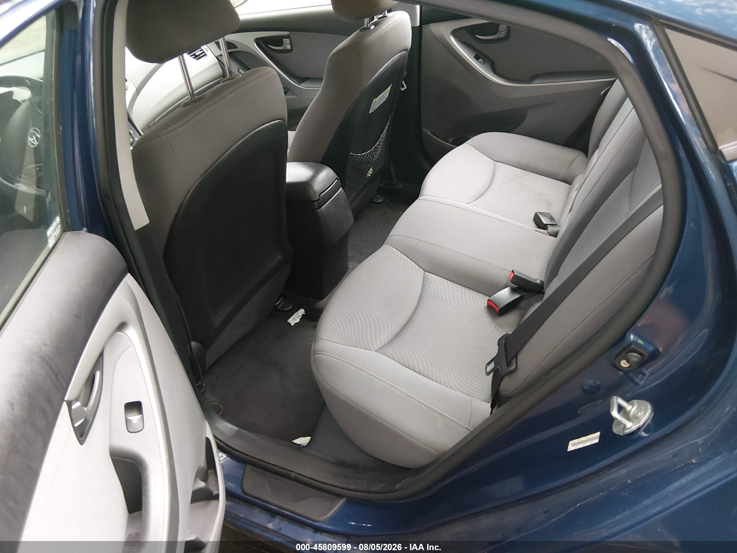 2014 Hyundai Elantra Se Blue vin: KMHDH4AE2EU083003