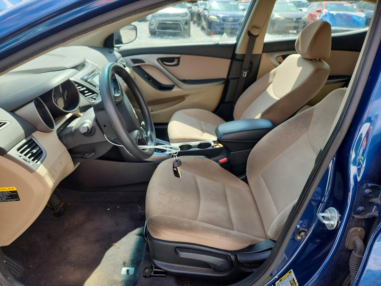 2014 Hyundai Elantra Se Blue vin: KMHDH4AE2EU083812