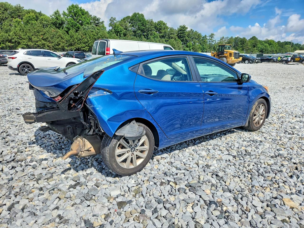 2014 Hyundai Elantra Se Blue vin: KMHDH4AE2EU083812