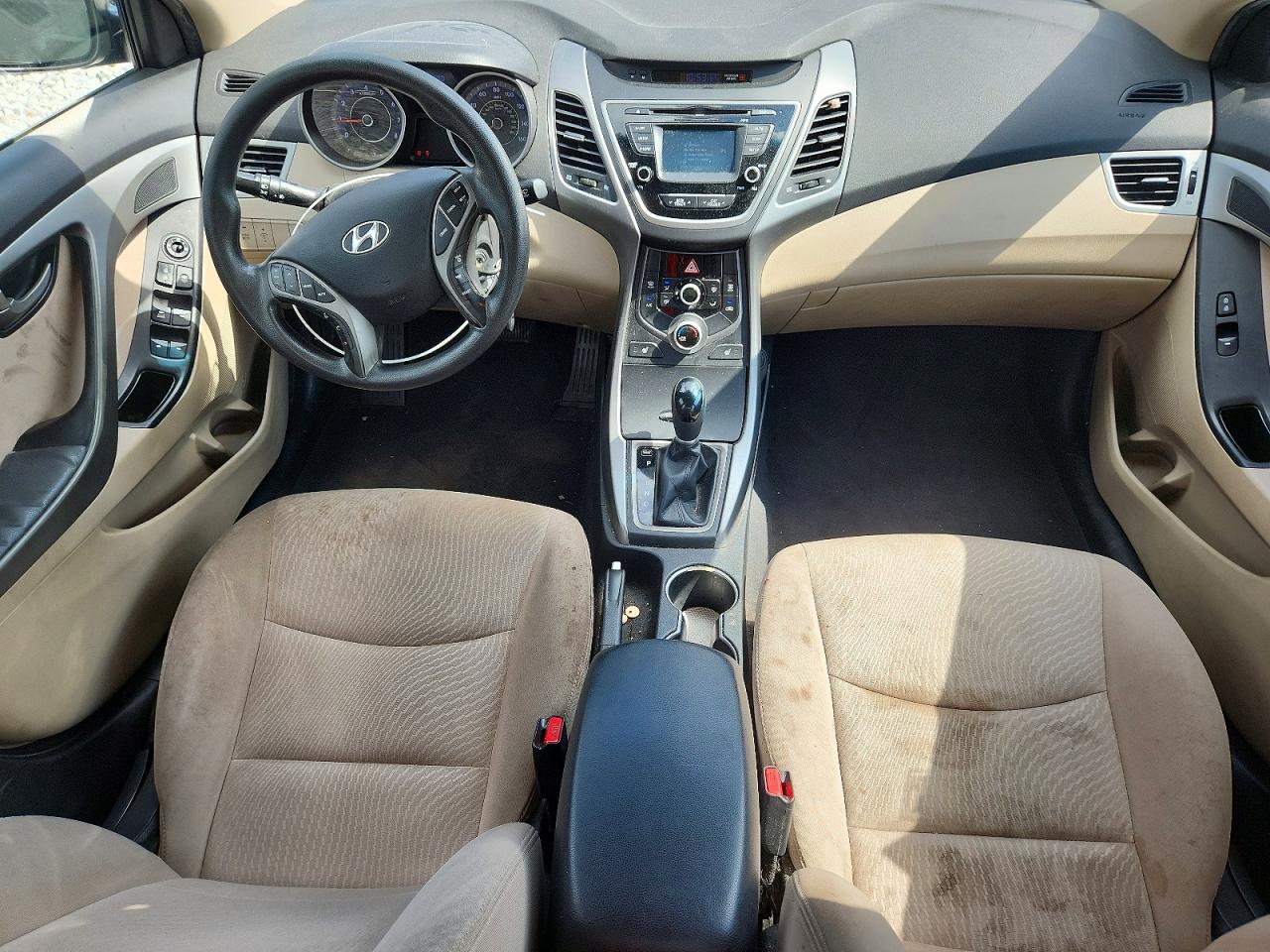 2014 Hyundai Elantra Se Blue vin: KMHDH4AE2EU083812