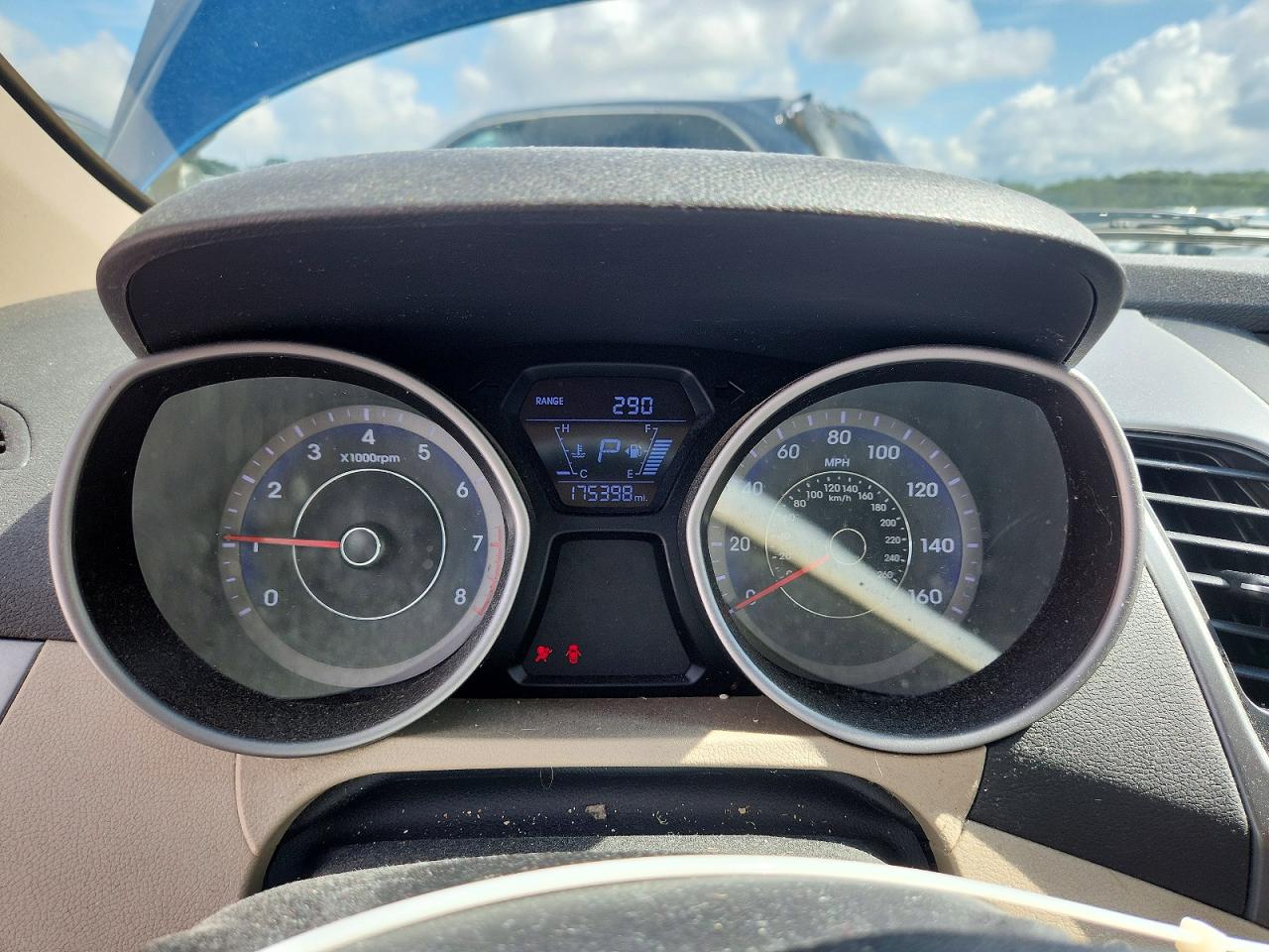 2014 Hyundai Elantra Se Blue vin: KMHDH4AE2EU083812