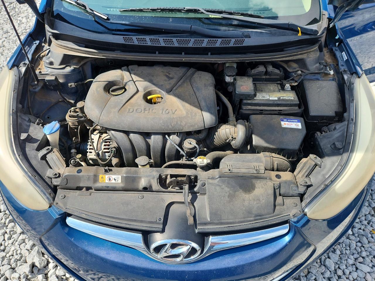 2014 Hyundai Elantra Se Blue vin: KMHDH4AE2EU083812