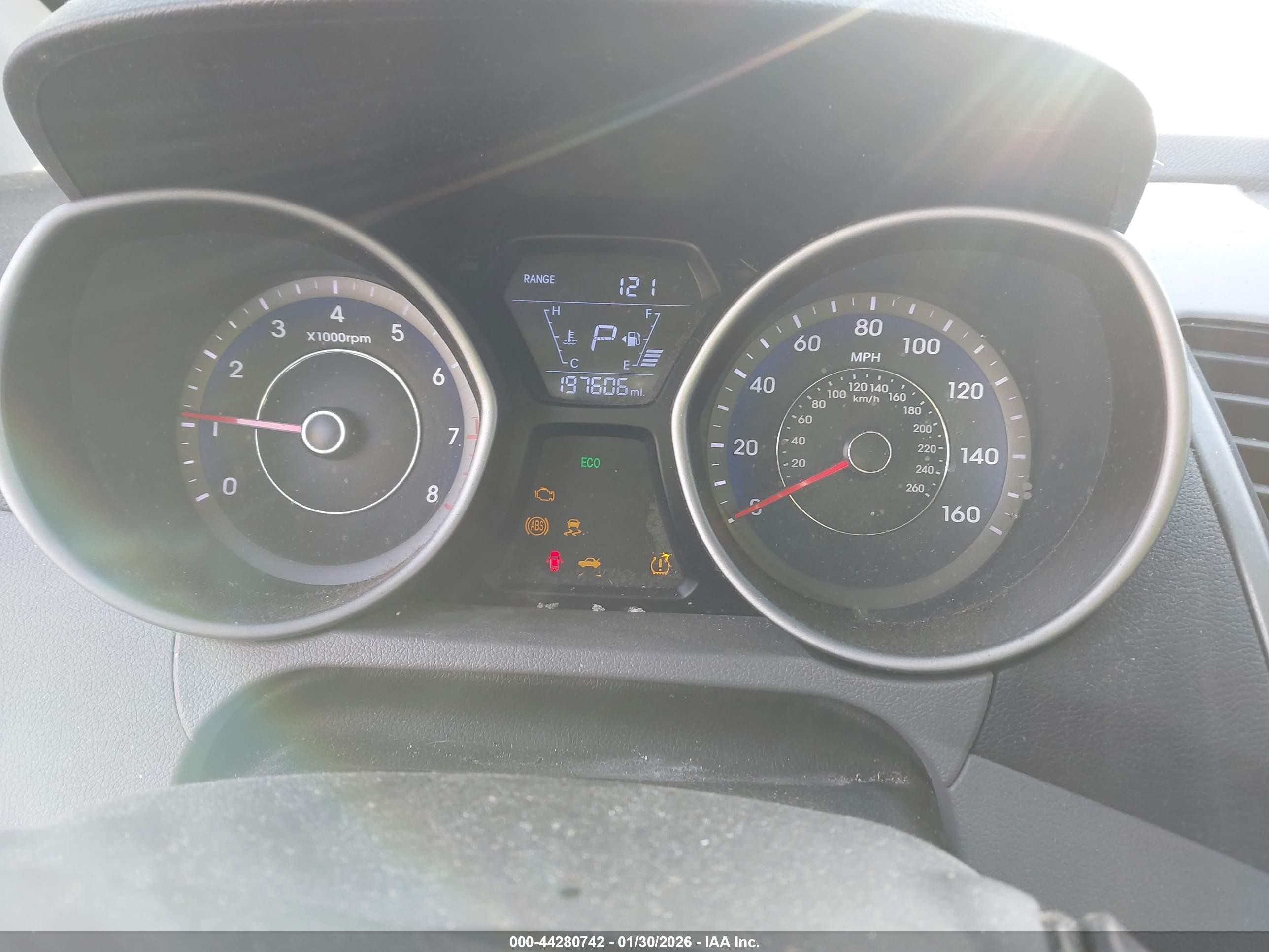2014 Hyundai Elantra Se Beige vin: KMHDH4AE2EU091439