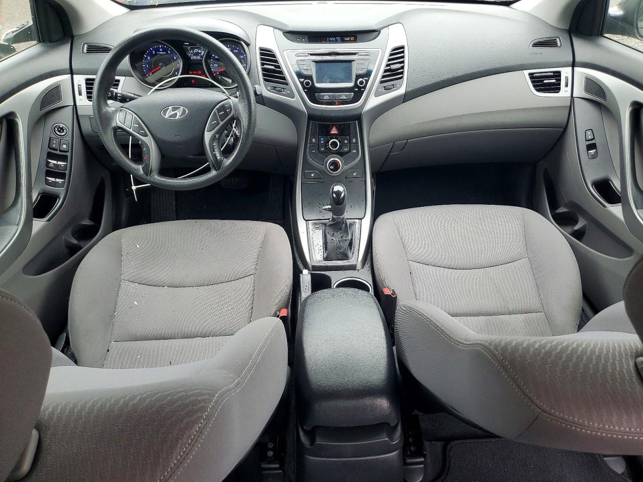 2014 Hyundai Elantra Se Black vin: KMHDH4AE2EU097743
