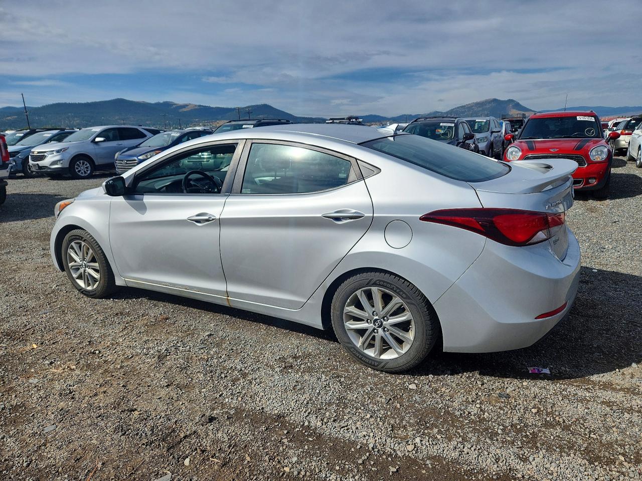 2014 Hyundai Elantra Se Silver vin: KMHDH4AE2EU104724