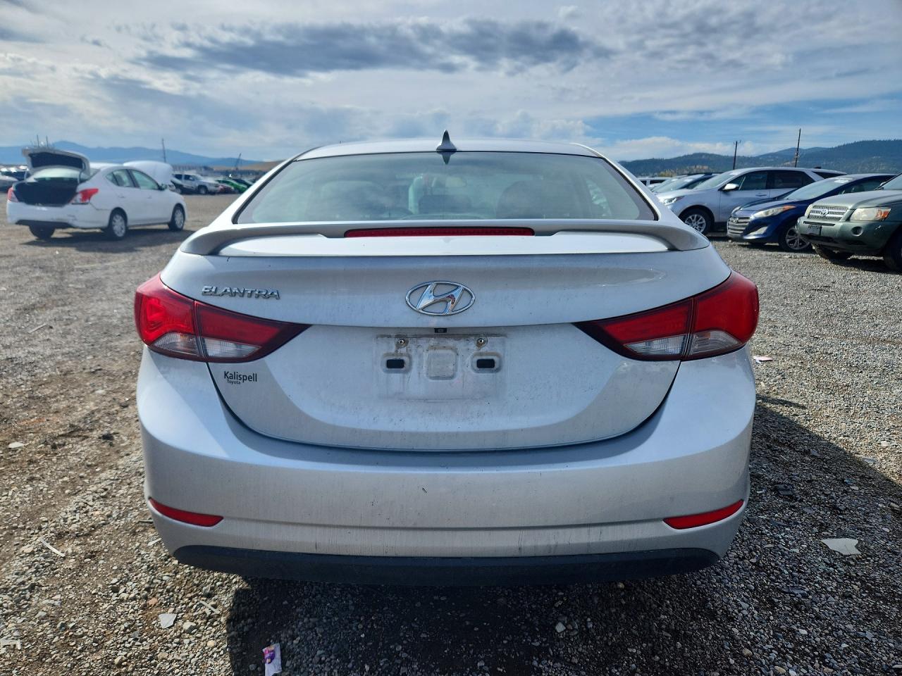 2014 Hyundai Elantra Se Silver vin: KMHDH4AE2EU104724