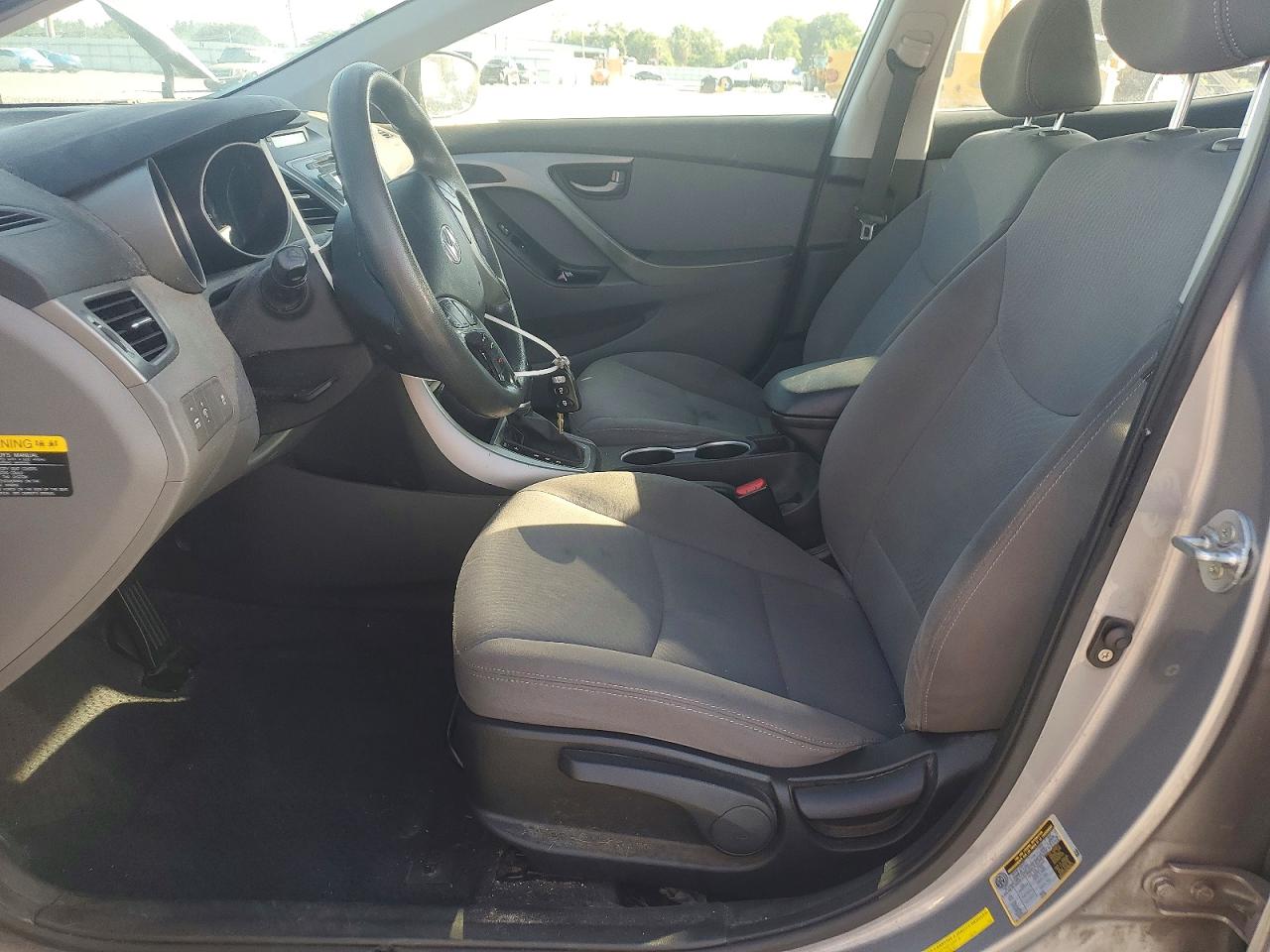 2014 Hyundai Elantra Se Silver vin: KMHDH4AE2EU111270
