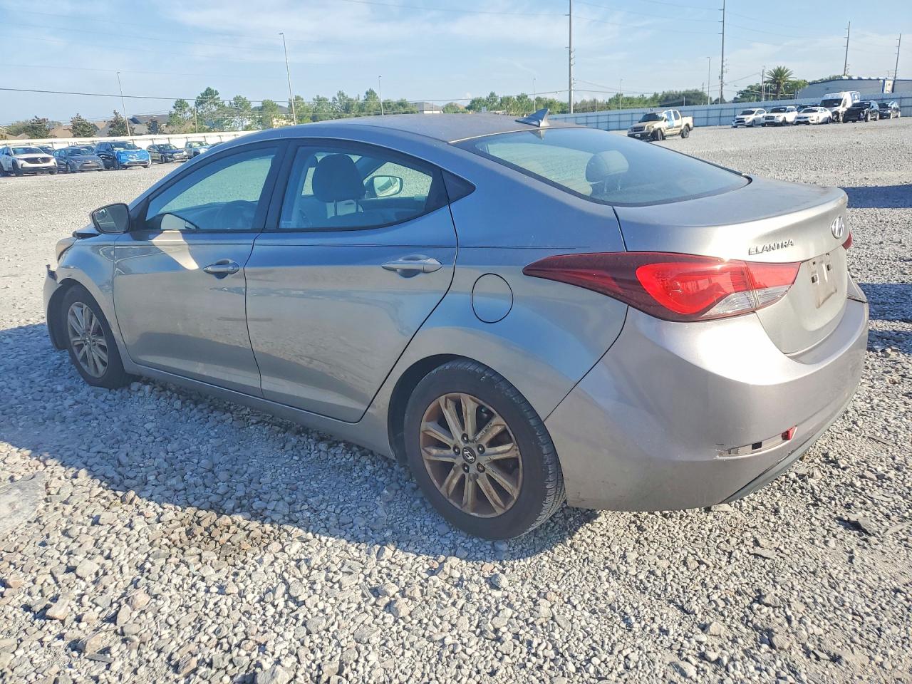 2014 Hyundai Elantra Se Silver vin: KMHDH4AE2EU111270