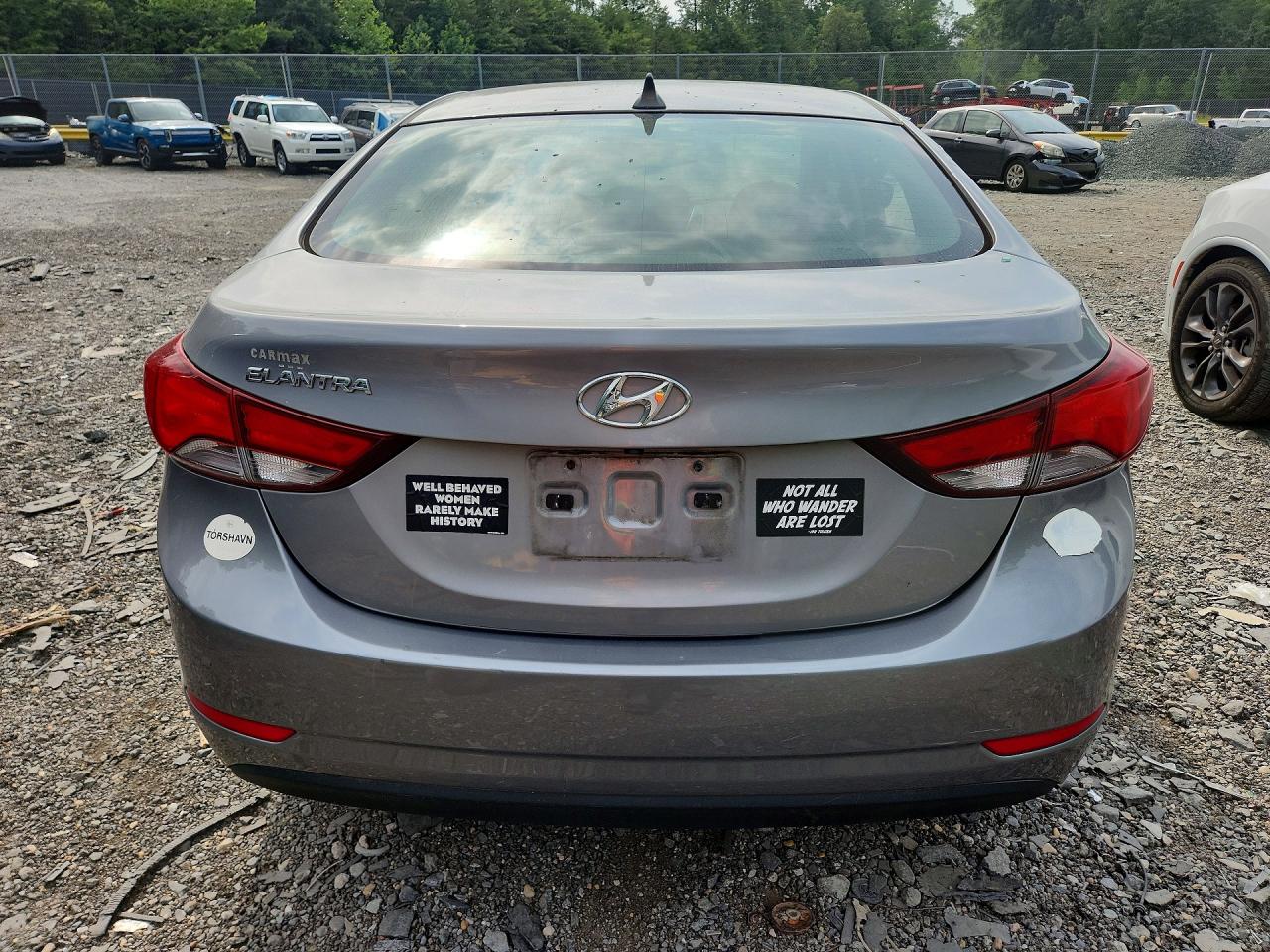2014 Hyundai Elantra Se Серебряный vin: KMHDH4AE2EU126741