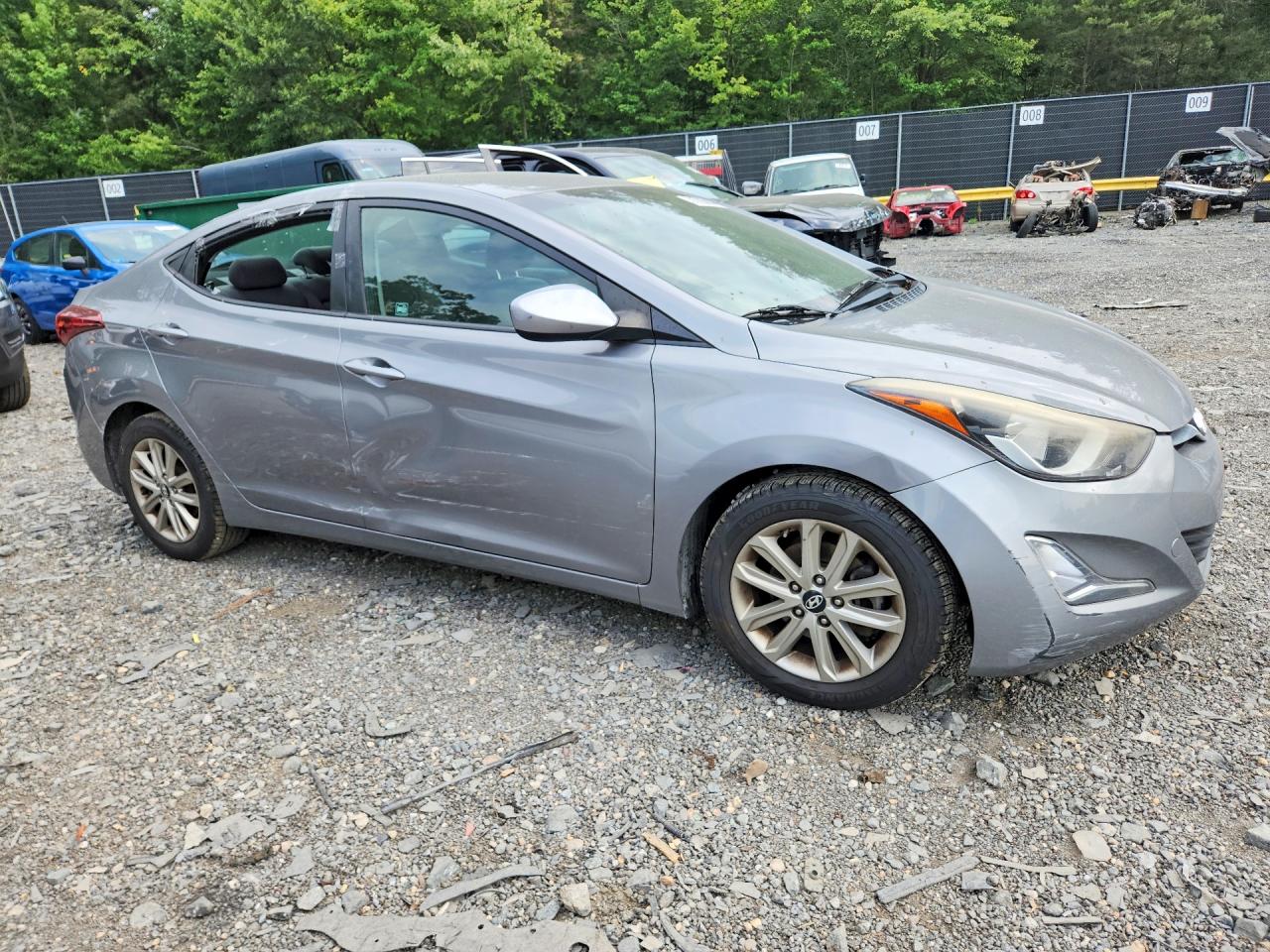 2014 Hyundai Elantra Se Серебряный vin: KMHDH4AE2EU126741