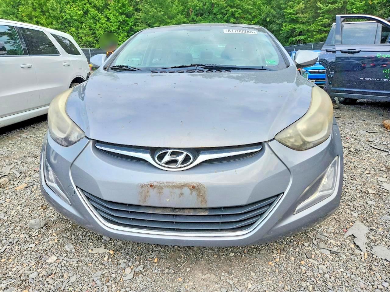2014 Hyundai Elantra Se Серебряный vin: KMHDH4AE2EU126741