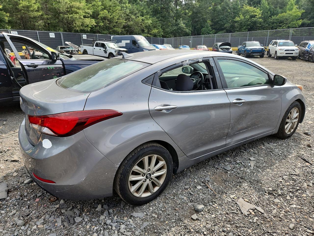 2014 Hyundai Elantra Se Серебряный vin: KMHDH4AE2EU126741