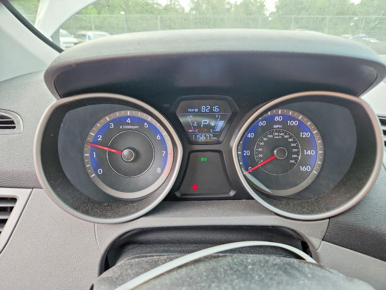 2014 Hyundai Elantra Se Серебряный vin: KMHDH4AE2EU126741