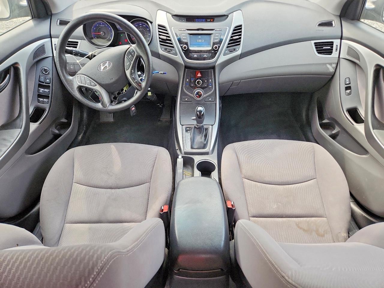 2014 Hyundai Elantra Se Серебряный vin: KMHDH4AE2EU126741