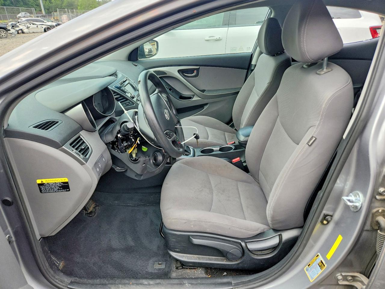 2014 Hyundai Elantra Se Серебряный vin: KMHDH4AE2EU126741