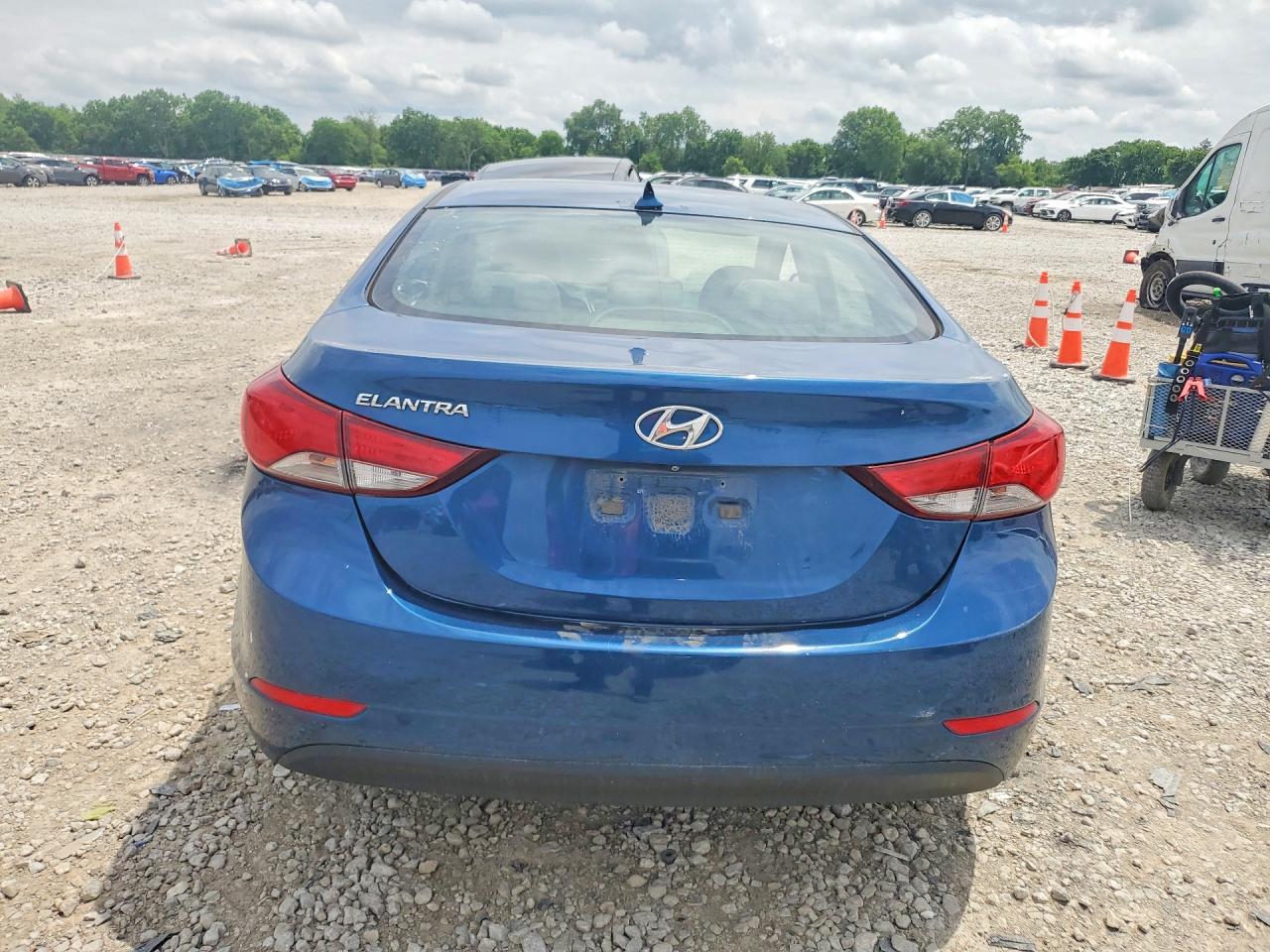 2014 Hyundai Elantra Se Blue vin: KMHDH4AE2EU137559