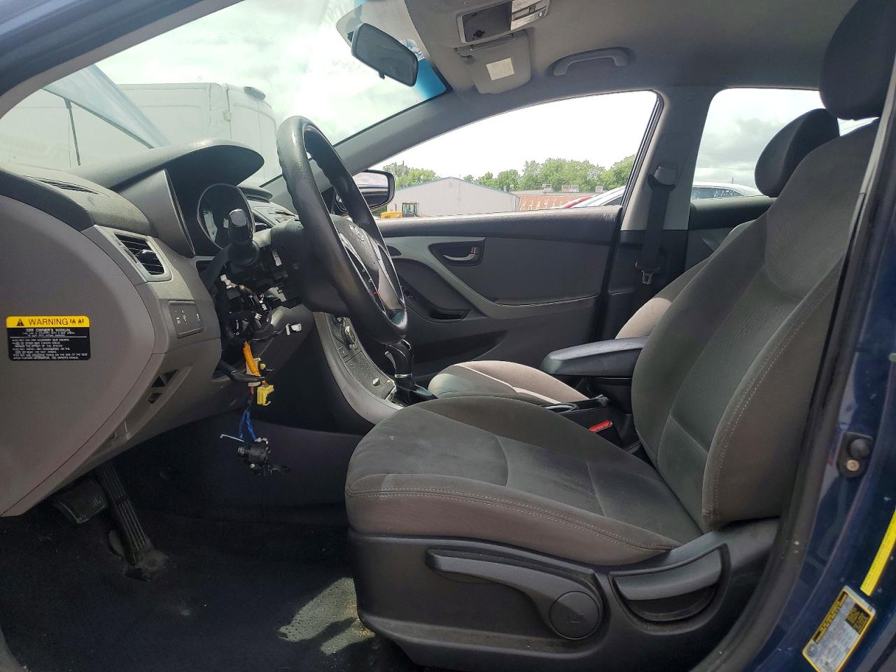 2014 Hyundai Elantra Se Blue vin: KMHDH4AE2EU137559