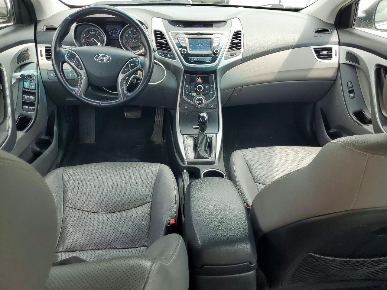 2014 Hyundai Elantra Limited Gray vin: KMHDH4AE2EU156922