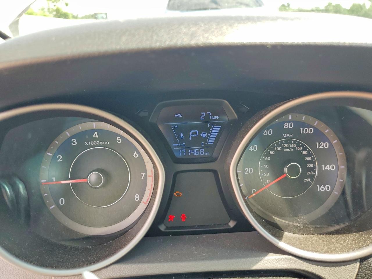 2014 Hyundai Elantra Limited Gray vin: KMHDH4AE2EU156922