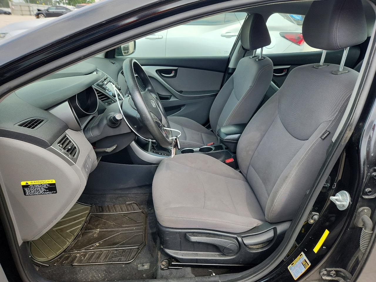 2014 Hyundai Elantra Se Black vin: KMHDH4AE2EU172425