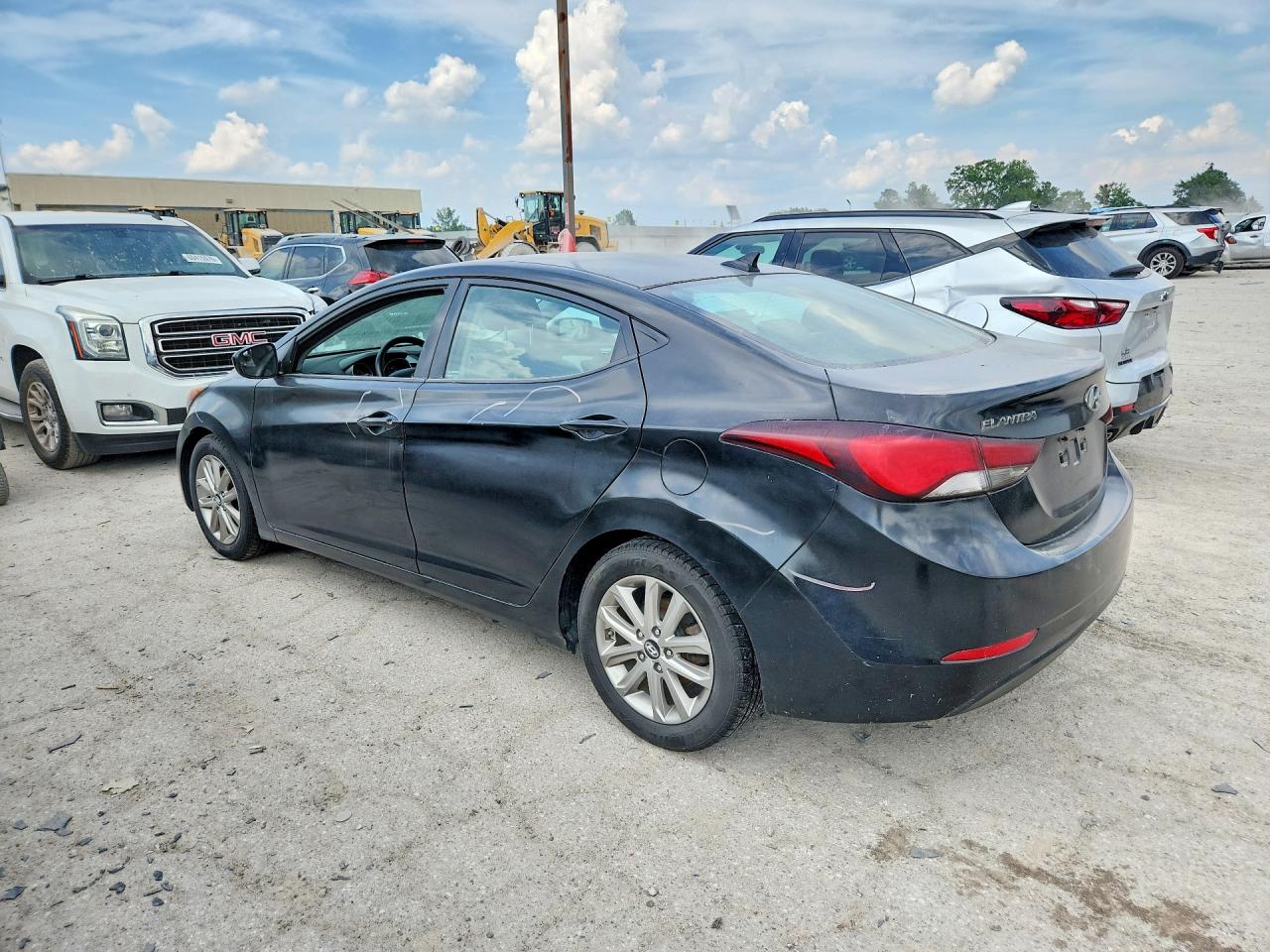 2014 Hyundai Elantra Se Black vin: KMHDH4AE2EU172425