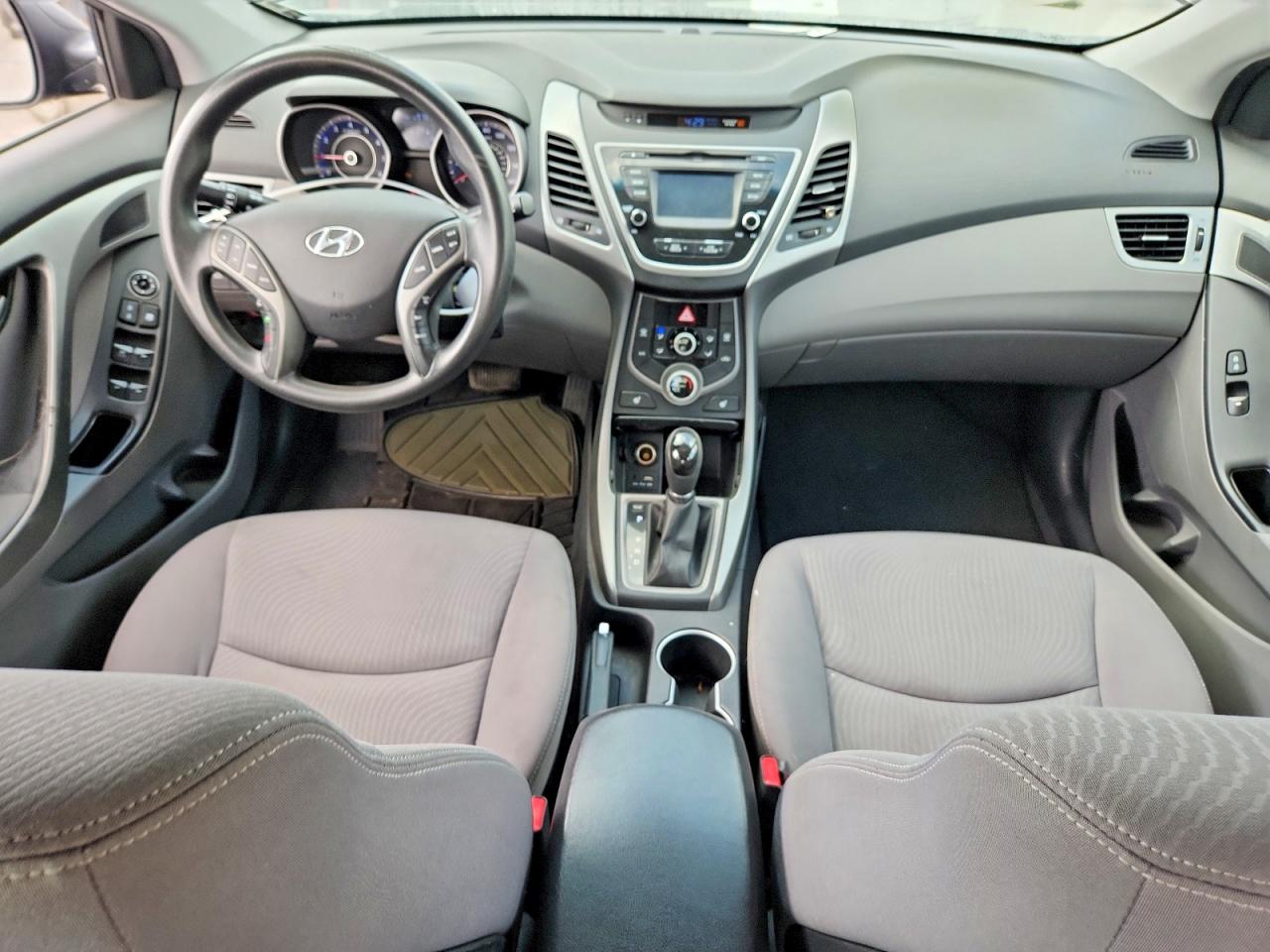 2014 Hyundai Elantra Se Black vin: KMHDH4AE2EU172425
