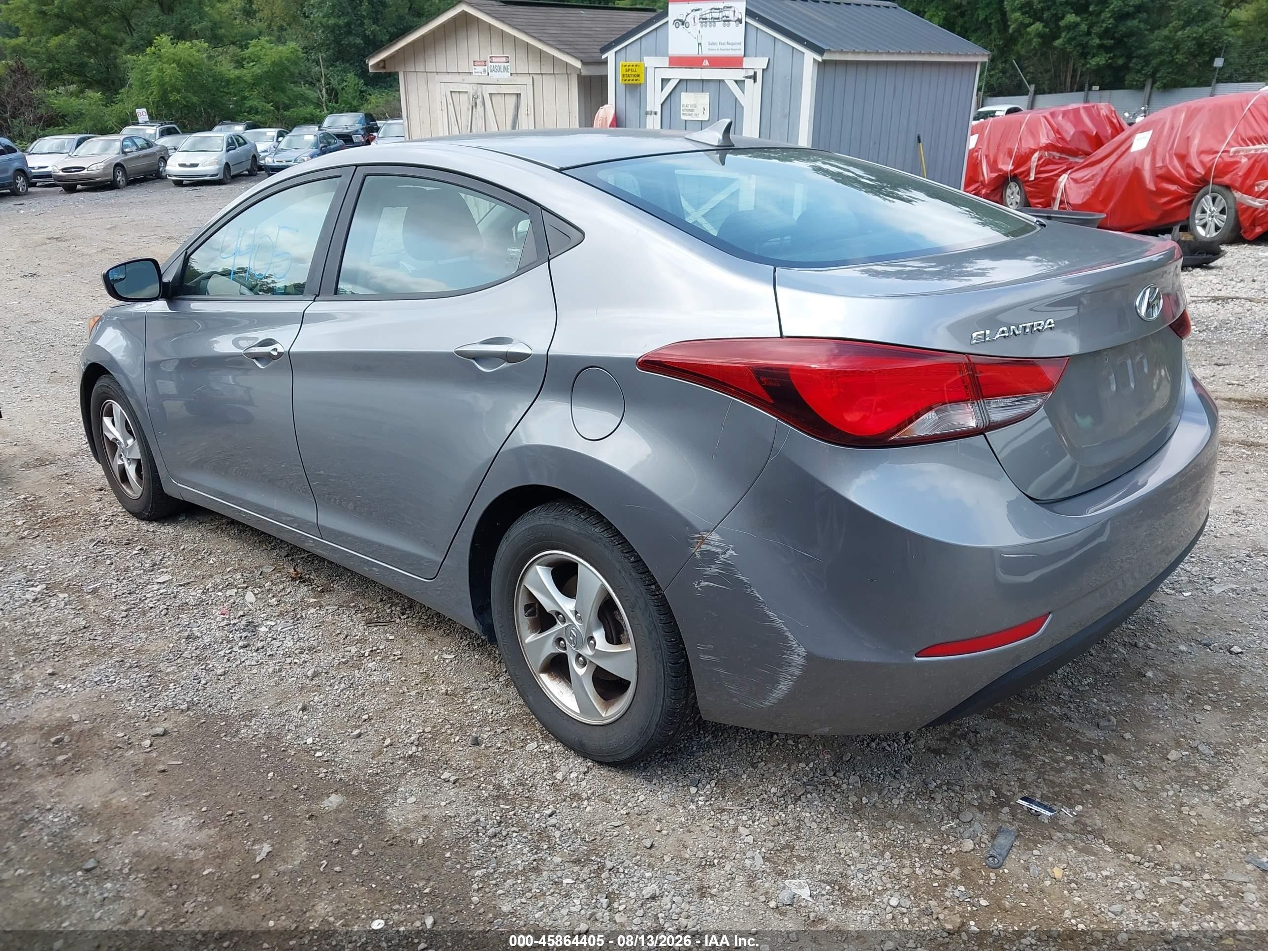 2014 Hyundai Elantra Se Pewter vin: KMHDH4AE2EU195140