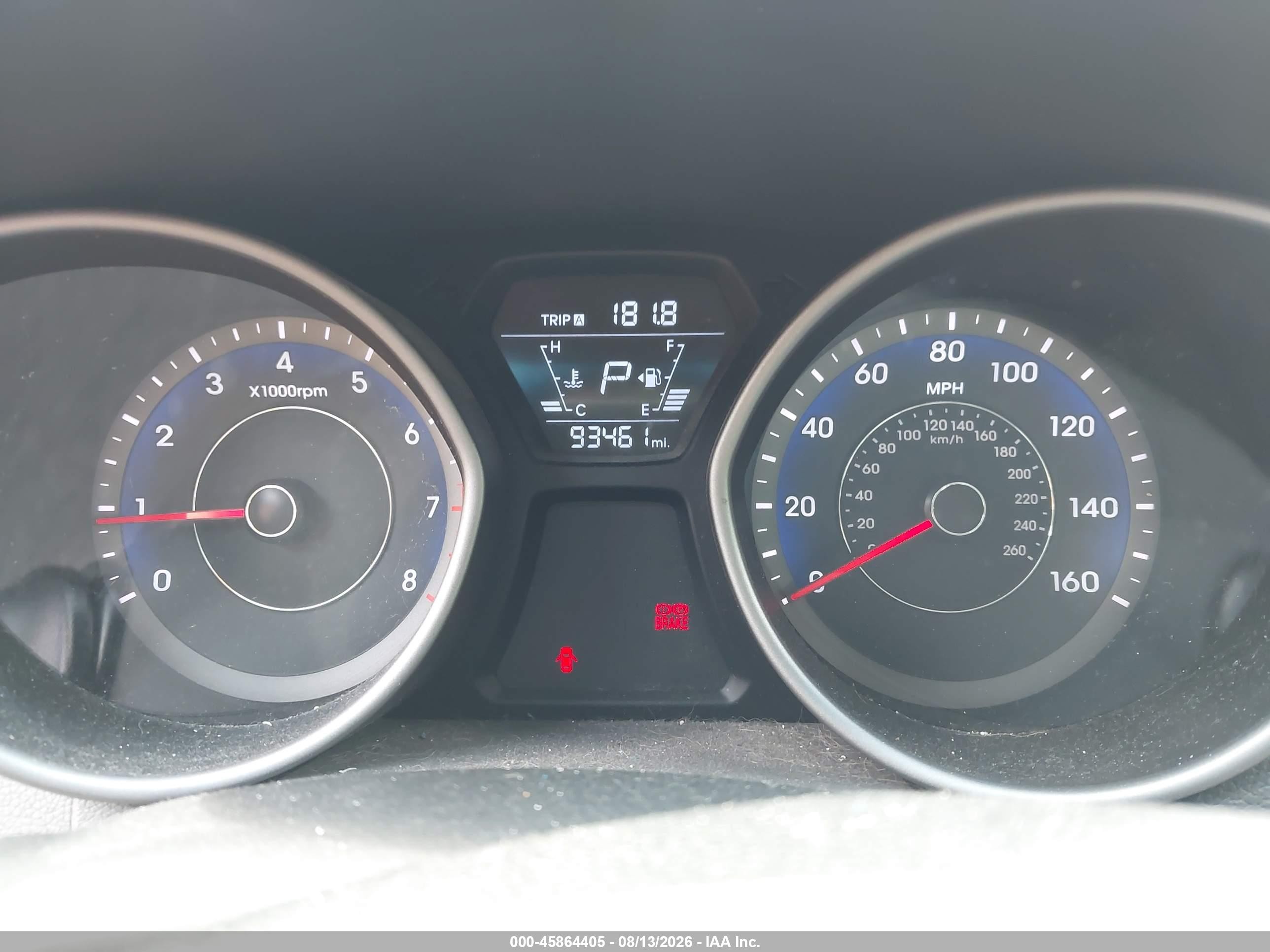 2014 Hyundai Elantra Se Pewter vin: KMHDH4AE2EU195140