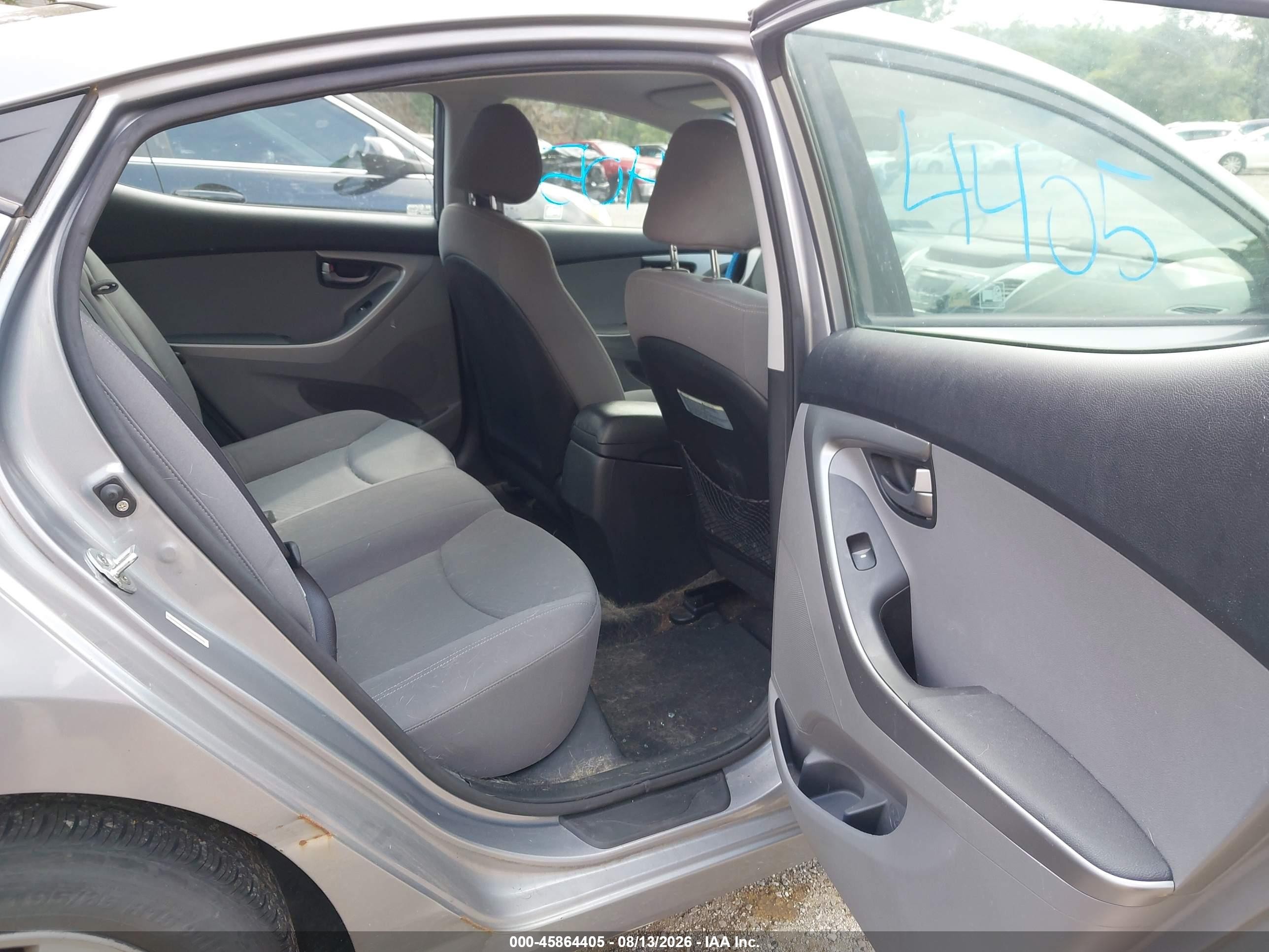 2014 Hyundai Elantra Se Pewter vin: KMHDH4AE2EU195140